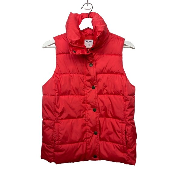 Old Navy Jackets & Blazers - Old Navy Jacket Womens Small Puffer Vest Sleeveless Zip Coat Fall Winter Casual